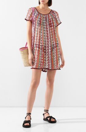 Женское платье из вискозы MISSONI разноцветного цвета по цене 58750 руб., арт. MMQ00139/BV004R | Фото 2 Женское платье из вискозы MISSONI разноцветного цвета, арт. MMQ00139/BV004R | Фото 2