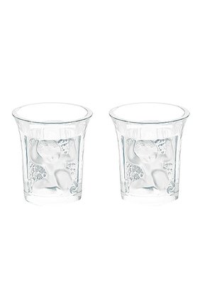 Набор из 2-х стаканов для ликера children LALIQUE прозрачного цвета, арт. 1710300 | Фото 1 (Ограничения доставки: fragile-2)