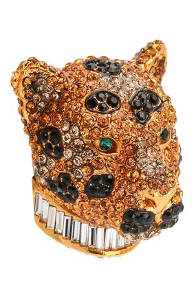 брошь DOLCE & GABBANA золотого цвета по цене 52600 руб., арт. WPM4A1/W1111 | Фото 2 брошь DOLCE & GABBANA золотого цвета, арт. WPM4A1/W1111 | Фото 2