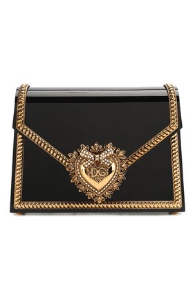 Женская сумка devotion small DOLCE & GABBANA черного цвета по цене 156000 руб., арт. BB6713/AZ700 | Фото 1 Женская сумка devotion small DOLCE & GABBANA черного цвета, арт. BB6713/AZ700 | Фото 1