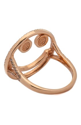 Женское кольцо J-POINT золотого цвета по цене 66000 руб., арт. Sm857.7.4P | Фото 2 Женское кольцо J-POINT золотого цвета, арт. Sm857.7.4P | Фото 2