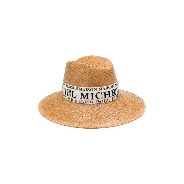Соломенная шляпа Rafia Maison Michel 11087791
