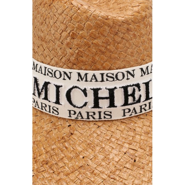 Соломенная шляпа Rafia Maison Michel 11087791