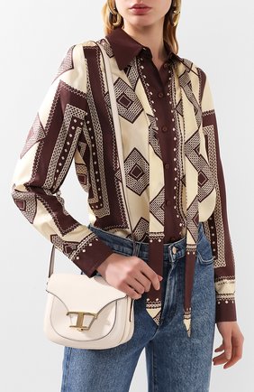 Женская сумка t singola TOD’S белого цвета по цене 121500 руб., арт. XBWTSIC0000001 | Фото 2 Женская сумка t singola TOD’S белого цвета, арт. XBWTSIC0000001 | Фото 2