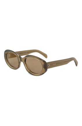Женские солнцезащитные очки CELINE EYEWEAR хаки цвета по цене 26550 руб., арт. 40132I | Фото 1 Женские солнцезащитные очки CELINE EYEWEAR хаки цвета, арт. 40132I | Фото 1