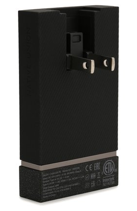 Сетевое зарядное устройство smart charger usb-a/usb-c NATIVE UNION серого цвета по цене 5390 руб., арт. SMART-PD-GRY-INT | Фото 4 Сетевое зарядное устройство smart charger usb-a/usb-c NATIVE UNION серого цвета, арт. SMART-PD-GRY-INT | Фото 4