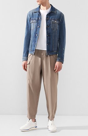 Мужская хлопковая футболка GIORGIO ARMANI белого цвета по цене 33700 руб., арт. 3HSM72/SJTKZ | Фото 2 Мужская хлопковая футболка GIORGIO ARMANI белого цвета, арт. 3HSM72/SJTKZ | Фото 2 (Материал внешний: Хлопок; Длина (для топов): Стандартные; Рукава: Короткие; Принт: Без принта; Стили: Кэжуэл)