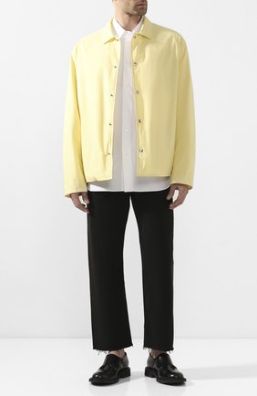 Мужская хлопковая рубашка JIL SANDER белого цвета по цене 29550 руб., арт. JSMQ740426-MQ24430 | Фото 2 Мужская хлопковая рубашка JIL SANDER белого цвета, арт. JSMQ740426-MQ24430 | Фото 2