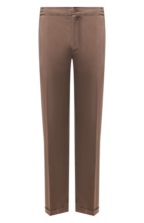 Мужской льняные брюки KITON коричневого цвета по цене 78600 руб., арт. UFPLACJ07S40/44-52 | Фото 1 Мужской льняные брюки KITON коричневого цвета, арт. UFPLACJ07S40/44-52 | Фото 1