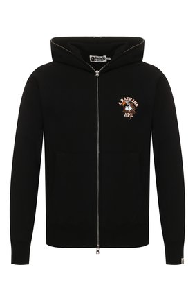 Мужская хлопковая толстовка BAPE черного цвета по цене 34950 руб., арт. 1G20115020 | Фото 1 Мужская хлопковая толстовка BAPE черного цвета, арт. 1G20115020 | Фото 1
