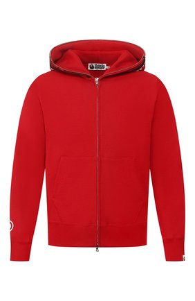 Мужская хлопковая толстовка BAPE красного цвета по цене 32900 руб., арт. 1G20115010 | Фото 1 Мужская хлопковая толстовка BAPE красного цвета, арт. 1G20115010 | Фото 1