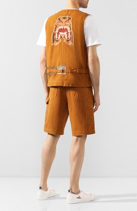 Мужской джинсовый жилет BAPE коричневого цвета по цене 33100 руб., арт. 1F20140027 | Фото 2 Мужской джинсовый жилет BAPE коричневого цвета, арт. 1F20140027 | Фото 2