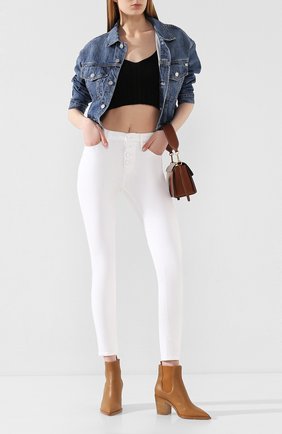 Женские джинсы FRAME DENIM белого цвета по цене 26600 руб., арт. LHSKEB790 | Фото 2 Женские джинсы FRAME DENIM белого цвета, арт. LHSKEB790 | Фото 2