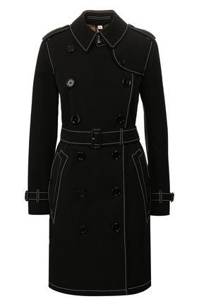 Женский хлопковый тренч egremont BURBERRY черного цвета по цене 155000 руб., арт. 8026223 | Фото 1 Женский хлопковый тренч egremont BURBERRY черного цвета, арт. 8026223 | Фото 1