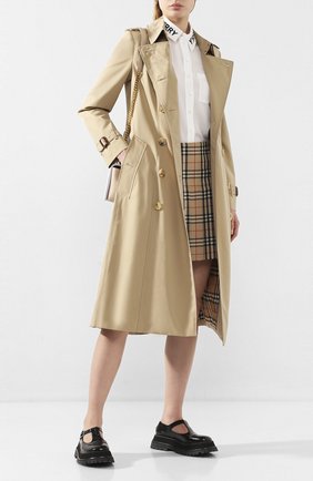 Женская шелковая рубашка BURBERRY белого цвета по цене 69200 руб., арт. 8029579 | Фото 2 Женская шелковая рубашка BURBERRY белого цвета, арт. 8029579 | Фото 2