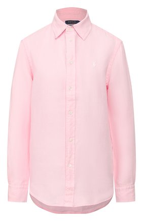 Женская льняная рубашка POLO RALPH LAUREN розового цвета по цене 12050 руб., арт. 211792496 | Фото 1 Женская льняная рубашка POLO RALPH LAUREN розового цвета, арт. 211792496 | Фото 1