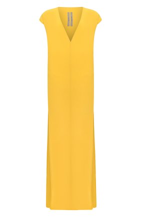Женское платье-макси RICK OWENS желтого цвета по цене 67200 руб., арт. R020S1590/CC | Фото 1 Женское платье-макси RICK OWENS желтого цвета, арт. R020S1590/CC | Фото 1