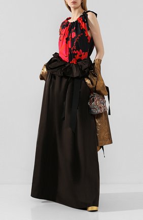 Женская юбка-макси DRIES VAN NOTEN коричневого цвета по цене 106500 руб., арт. 201-10838-9377 | Фото 2 Женская юбка-макси DRIES VAN NOTEN коричневого цвета, арт. 201-10838-9377 | Фото 2