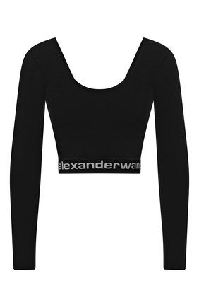 Женская лонгслив ALEXANDERWANG.T черно-белого цвета по цене 29950 руб., арт. 4KC1201072 | Фото 1 Женская лонгслив ALEXANDERWANG.T черно-белого цвета, арт. 4KC1201072 | Фото 1