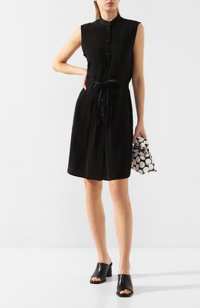 Женское шелковое платье RAG&BONE черного цвета по цене 48500 руб., арт. WAW20S30127D12 | Фото 2 Женское шелковое платье RAG&BONE черного цвета, арт. WAW20S30127D12 | Фото 2