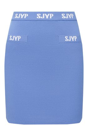 Женская юбка из вискозы STEVE J & YONI P синего цвета по цене 15800 руб., арт. PW2A3K-SC019W | Фото 1 Женская юбка из вискозы STEVE J & YONI P синего цвета, арт. PW2A3K-SC019W | Фото 1