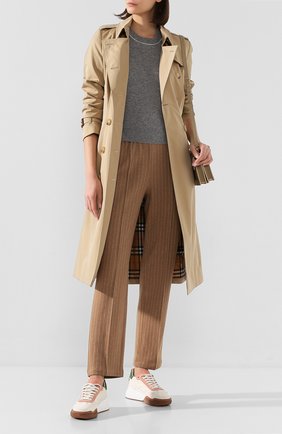 Женские хлопковые брюки RAG&BONE коричневого цвета по цене 29950 руб., арт. WAW20S70112P11 | Фото 2 Женские хлопковые брюки RAG&BONE коричневого цвета, арт. WAW20S70112P11 | Фото 2