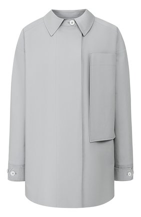 Женская хлопковая куртка JACQUEMUS серого цвета по цене 67300 руб., арт. 201C006/16920 | Фото 1 Женская хлопковая куртка JACQUEMUS серого цвета, арт. 201C006/16920 | Фото 1