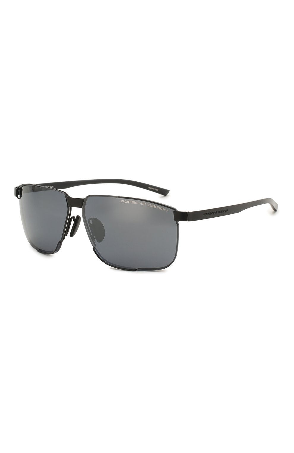 Мужские солнцезащитные очки PORSCHE DESIGN черного цвета, арт. 8680-A | Фото 1