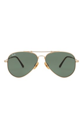 Женские солнцезащитные очки RAY-BAN золотого цвета по цене 36900 руб., арт. 8125-913658 | Фото 4 Женские солнцезащитные очки RAY-BAN золотого цвета, арт. 8125-913658 | Фото 4