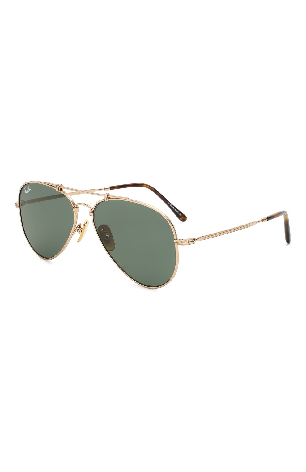Женские солнцезащитные очки RAY-BAN золотого цвета, арт. 8125-913658 | Фото 1 (Кросс-КТ: С/з-унисекс; Региональные ограничения белый список (Axapta Mercury): RU; Тип очков: С/з; Очки форма: Авиаторы; Оптика Гендер: оптика-унисекс)