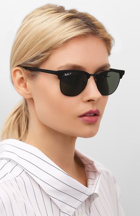 Мужские солнцезащитные очки RAY-BAN черного цвета по цене 15100 руб., арт. 3716-186/58 | Фото 2 Мужские солнцезащитные очки RAY-BAN черного цвета, арт. 3716-186/58 | Фото 2