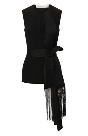 Женская топ VICTORIA, VICTORIA BECKHAM черного цвета по цене 29950 руб., арт. 2120WTP000750A | Фото 1 Женская топ VICTORIA, VICTORIA BECKHAM черного цвета, арт. 2120WTP000750A | Фото 1
