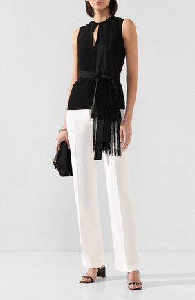 Женская топ VICTORIA, VICTORIA BECKHAM черного цвета по цене 29950 руб., арт. 2120WTP000750A | Фото 2 Женская топ VICTORIA, VICTORIA BECKHAM черного цвета, арт. 2120WTP000750A | Фото 2
