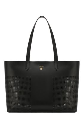 Женская сумка t tote TOM FORD черного цвета по цене 127500 руб., арт. L1285T-ICL002 | Фото 1 Женская сумка t tote TOM FORD черного цвета, арт. L1285T-ICL002 | Фото 1