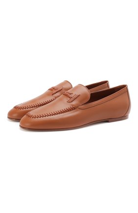 Женские кожаные лоферы TOD’S коричневого цвета по цене 37900 руб., арт. XXW79A0C030G0C | Фото 1 Женские кожаные лоферы TOD’S коричневого цвета, арт. XXW79A0C030G0C | Фото 1