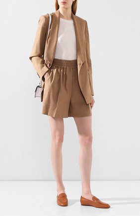 Женские кожаные лоферы TOD’S коричневого цвета по цене 37900 руб., арт. XXW79A0C030G0C | Фото 2 Женские кожаные лоферы TOD’S коричневого цвета, арт. XXW79A0C030G0C | Фото 2