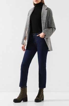 Женские текстильные ботинки corey MICHAEL MICHAEL KORS хаки цвета по цене 22800 руб., арт. 40R0C0ME5D | Фото 2 Женские текстильные ботинки corey MICHAEL MICHAEL KORS хаки цвета, арт. 40R0C0ME5D | Фото 2