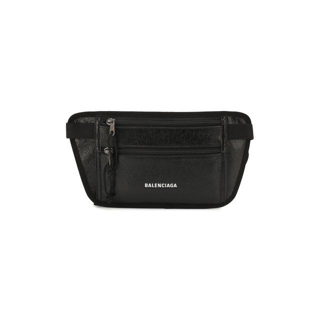 фото Кожаная поясная сумка balenciaga