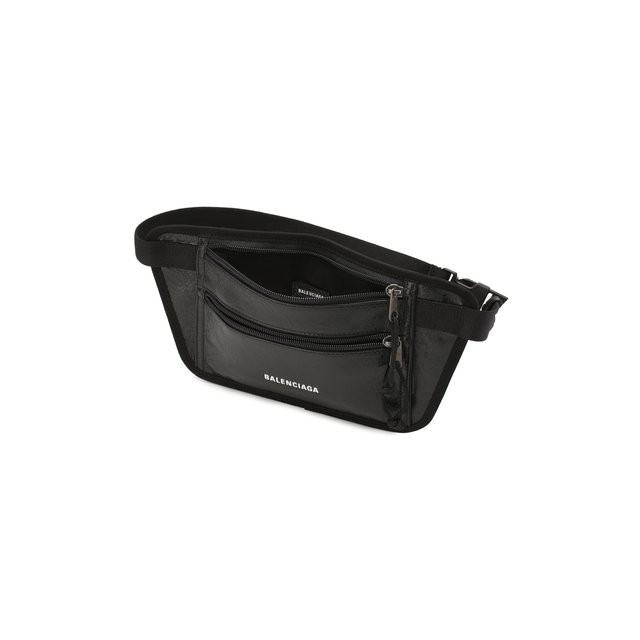 фото Кожаная поясная сумка balenciaga