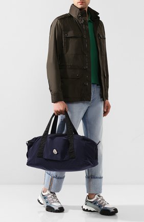 Мужская текстильная дорожная сумка nivelle MONCLER темно-синего цвета по цене 44000 руб., арт. F1-09A-7A700-00-02SCN | Фото 2 Мужская текстильная дорожная сумка nivelle MONCLER темно-синего цвета, арт. F1-09A-7A700-00-02SCN | Фото 2