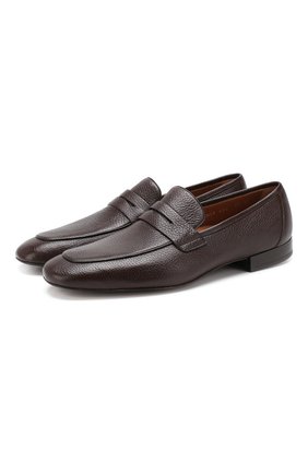 Мужские кожаные пенни-лоферы CORNELIANI коричневого цвета по цене 55200 руб., арт. 85TM95-0120990 | Фото 1 Мужские кожаные пенни-лоферы CORNELIANI коричневого цвета, арт. 85TM95-0120990 | Фото 1