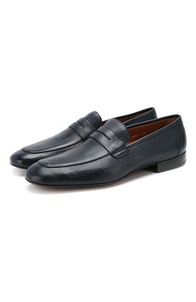 Мужские кожаные пенни-лоферы CORNELIANI темно-синего цвета по цене 85800 руб., арт. 85TM95-0120990 | Фото 1 Мужские кожаные пенни-лоферы CORNELIANI темно-синего цвета, арт. 85TM95-0120990 | Фото 1 (Материал внутренний: Натуральная кожа; Мужское Кросс-КТ: Лоферы-обувь; Стили: Классический; Материал внешний: Кожа)