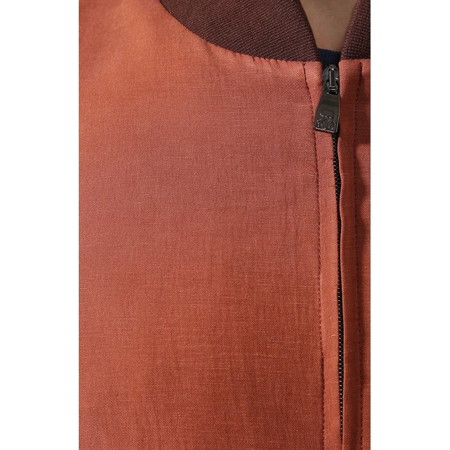 фото Бомбер из смеси льна и шелка corneliani