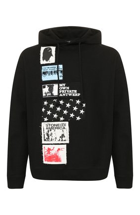 Мужской хлопковое худи RAF SIMONS черного цвета по цене 41300 руб., арт. 201-164-19003 | Фото 1 Мужской хлопковое худи RAF SIMONS черного цвета, арт. 201-164-19003 | Фото 1