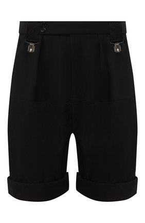Мужские комбинированные шорты RAF SIMONS черного цвета по цене 63950 руб., арт. 201-345-25020 | Фото 1 Мужские комбинированные шорты RAF SIMONS черного цвета, арт. 201-345-25020 | Фото 1