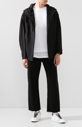 Мужская хлопковая футболка SACAI белого цвета по цене 27800 руб., арт. 20-02243M | Фото 2 Мужская хлопковая футболка SACAI белого цвета, арт. 20-02243M | Фото 2