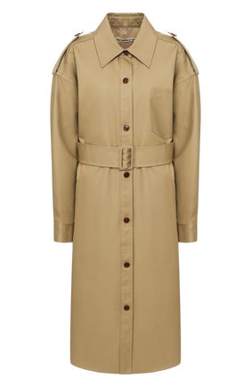 Женский хлопковый тренч ALEXANDER WANG бежевого цвета по цене 148000 руб., арт. 1WC1203110 | Фото 1 Женский хлопковый тренч ALEXANDER WANG бежевого цвета, арт. 1WC1203110 | Фото 1