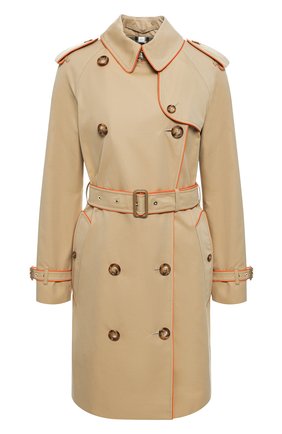 Женский хлопковый тренч batley BURBERRY бежевого цвета по цене 155000 руб., арт. 8024934 | Фото 1 Женский хлопковый тренч batley BURBERRY бежевого цвета, арт. 8024934 | Фото 1