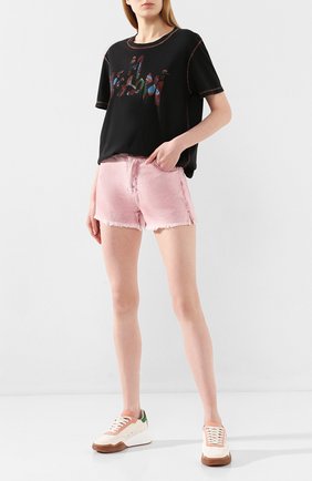 Женская хлопковая футболка M MISSONI черного цвета по цене 11850 руб., арт. 2DL00022/2J000Z | Фото 2 Женская хлопковая футболка M MISSONI черного цвета, арт. 2DL00022/2J000Z | Фото 2