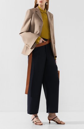 Женский шерстяной жакет LANVIN бежевого цвета по цене 176500 руб., арт. RW-JA732U-4197-E20 | Фото 2 Женский шерстяной жакет LANVIN бежевого цвета, арт. RW-JA732U-4197-E20 | Фото 2